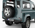 Land Rover Defender 90 Station Wagon 2014 3d model