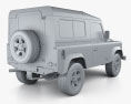Land Rover Defender 90 Station Wagon 2014 3d model