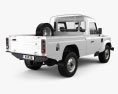 Land Rover Defender 110 High Capacity Pickup 2011 2011 3D 모델  back view