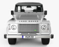 Land Rover Defender 110 High Capacity Pickup 2011 2011 3D 모델  front view