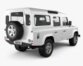 Land Rover Defender 110 Station Wagon 2014 Modelo 3D vista trasera