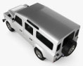 Land Rover Defender 110 Station Wagon 2014 3d model top view