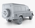 Land Rover Defender 110 Station Wagon 2014 3d model