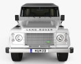 Land Rover Defender 130 High Capacity 双人驾驶室 PickUp 2011 3D模型 正面图