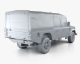 Land Rover Defender 130 High Capacity 双人驾驶室 PickUp 2011 3D模型