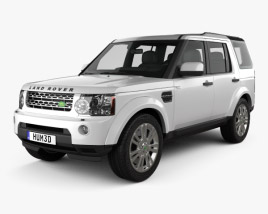 3D model of Land Rover Discovery 4 (LR4) 2014
