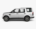 Land Rover Discovery 4 (LR4) 2014 3d model side view