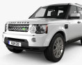 Land Rover Discovery 4 (LR4) 2014 3D 모델 