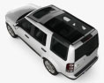 Land Rover Discovery 4 (LR4) 2014 3D模型 顶视图