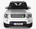 Land Rover Discovery 4 (LR4) 2014 3D 모델  front view