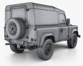 Land Rover Defender 90 hardtop 2014 3D模型