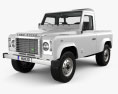 Land Rover Defender 90 pickup 2014 3D模型