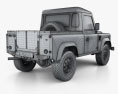 Land Rover Defender 90 pickup 2014 3D模型
