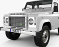 Land Rover Defender 90 pickup 2014 3D模型