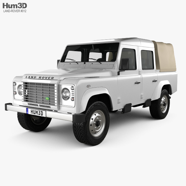 Land Rover Defender 110 ダブルキャブ pickup 2011 3Dモデル