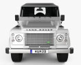 Land Rover Defender 110 Hard-top 2011 Modello 3D vista frontale