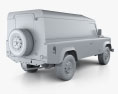 Land Rover Defender 110 hardtop 2014 3D 모델 