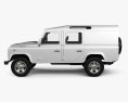 Land Rover Defender 110 Utility Wagon 2014 3d model side view