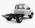 Land Rover Defender 110 Chassis Cab 2014 3d model back view