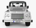 Land Rover Defender 110 Chassis Cab 2014 3D模型 正面图