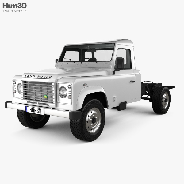 Land Rover Defender 130 Chassis Cab 2014 3D模型