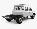 Land Rover Defender 130 Double Cab Chassis 2014 3d model back view