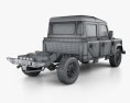 Land Rover Defender 130 Double Cab Chassis 2014 3d model