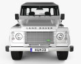 Land Rover Defender 130 Double Cab Chassis 2014 3d model front view