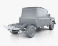 Land Rover Defender 130 Double Cab Chassis 2014 3d model