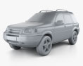 Land Rover Freelander 5-door 2006 3d model clay render