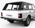 Land Rover Range Rover 1994 3D模型