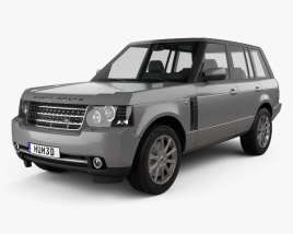 3D model of Land Rover Range Rover Supercharged 2012