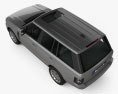 Land Rover Range Rover Supercharged 2012 3d model top view