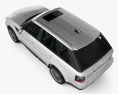 Land Rover Range Rover Sport 2013 3d model top view