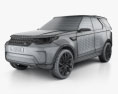 Land Rover Discovery Vision 2014 3d model wire render