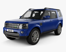 Land Rover Discovery 2017 3D модель