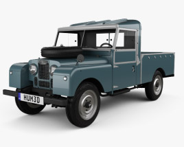 Land Rover Series I 107 Pickup 1958 3D model