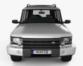 Land Rover Discovery 2004 3D模型 正面图