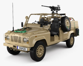 Land Rover Defender RWMIK con interior 2014 Modelo 3D