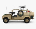 Land Rover Defender RWMIK 带内饰 2014 3D模型 侧视图