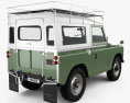 Land Rover Series IIA 88 Pickup 1968 3D模型 后视图