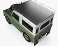 Land Rover Series IIA 88 Pickup 1968 3D模型 顶视图