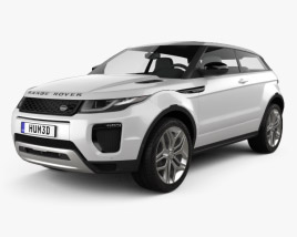 Land Rover Range Rover Evoque 3-door 2018 3D model