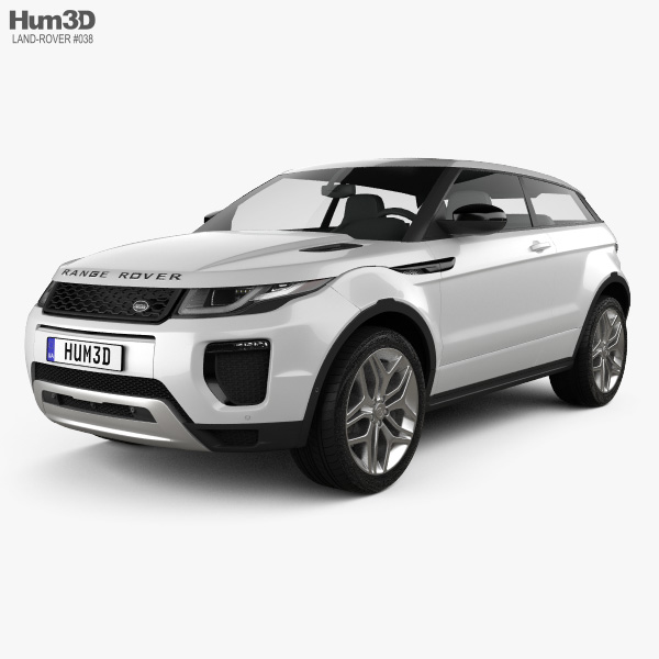 Land Rover Range Rover Evoque 3门 2015 3D模型