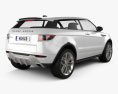 Land Rover Range Rover Evoque 3-Türer 2015 3D-Modell Rückansicht