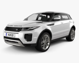 Land Rover Range Rover Evoque 5-door 2018 3D model
