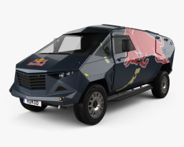 Land Rover Defender Red Bull Event 2016 3D модель