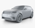 Land Rover Range Rover Velar 2021 3d model clay render