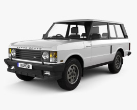 Land Rover Range Rover 3 portas 1986 Modelo 3d