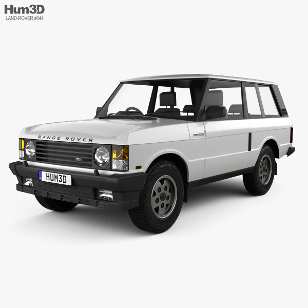 Land Rover Range Rover 3 portes 1986 Modèle 3D